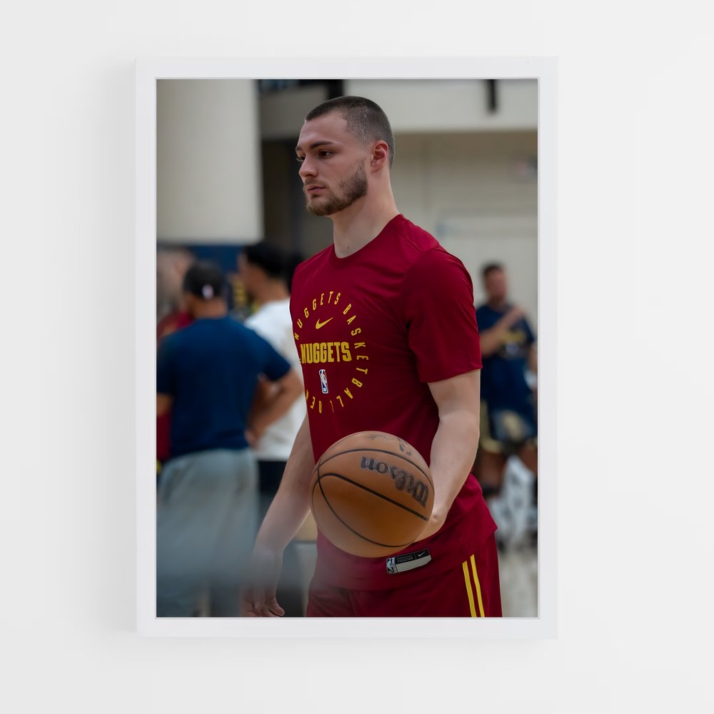 Poster Christian braun fougue – affiche Basketball (vue 3)